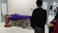Jenazah Muhayat saat masih berada di ruangan kamar mayat RS Budirahayu, Sabtu (12/9/26).