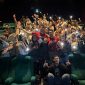Usai nonton bareng di XXI Ramayana, penonton di Kota Pekalongan dikenalkan juga dengan pemeran film Rambut Sewu: Satu Langkah Getih, Senin (12/10/26). Foto: dok kru