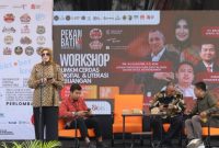 Wakil Wali Kota Pekalongan Balqis Diab mengajak pelaku usaha batik untuk memperkuat digital marketing, Kamis (15/10/26). Foto: dok Pemkot Pekalongan