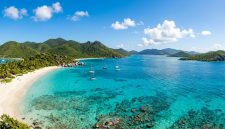 Pemandangan menakjubkan kepulauan British Island di Karibia yang menjadi salah satu destinasi wisata termahal di dunia. Foto: Ilustrasi AI