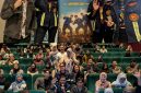 Keseruan Road Show promosi pemutaran film GJLS: Berapi-Api di Bioskop Pekalongan XXI di Ramayana Mal, Sabtu (17/10/26).