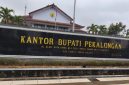 Kantor Bupati Pekalongan di Jalan Alun-Alun Utara Kajen, Kamis (22/10/26).