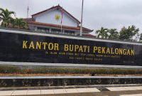 Kantor Bupati Pekalongan di Jalan Alun-Alun Utara Kajen, Kamis (22/10/26).